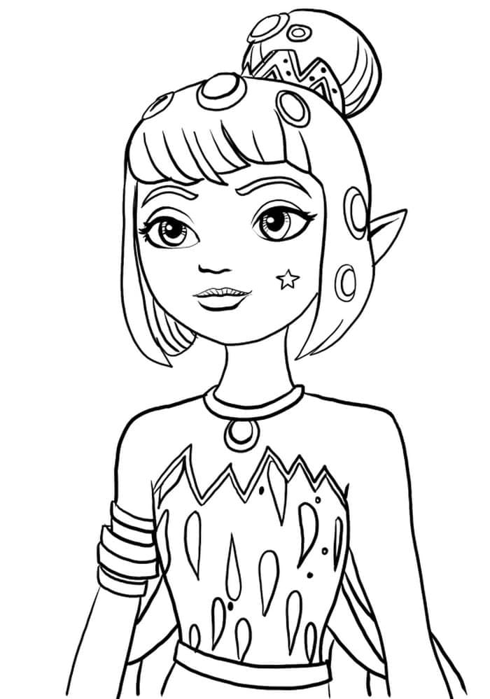 يوكو الجميلة تلوين