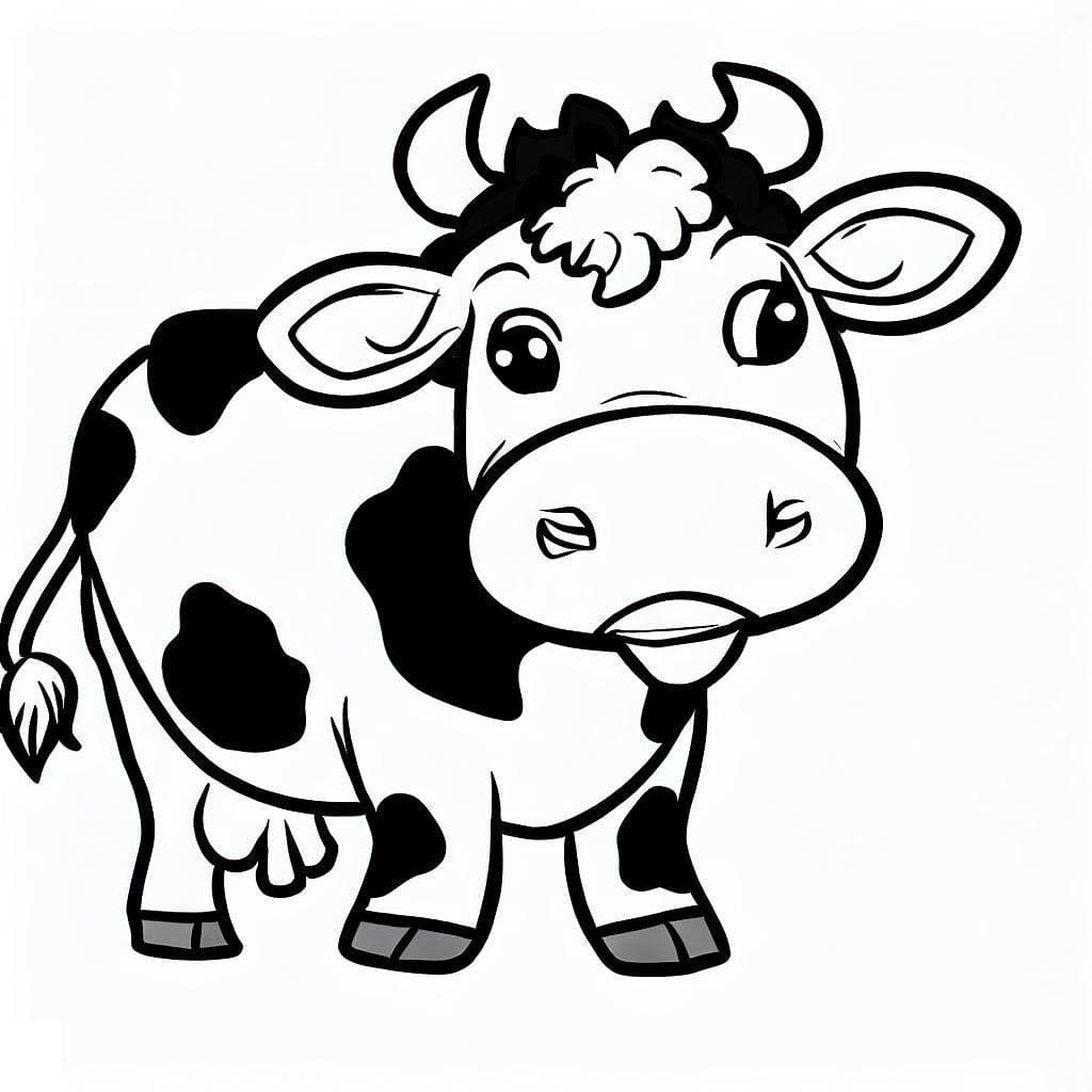 A Cow صورة تلوين