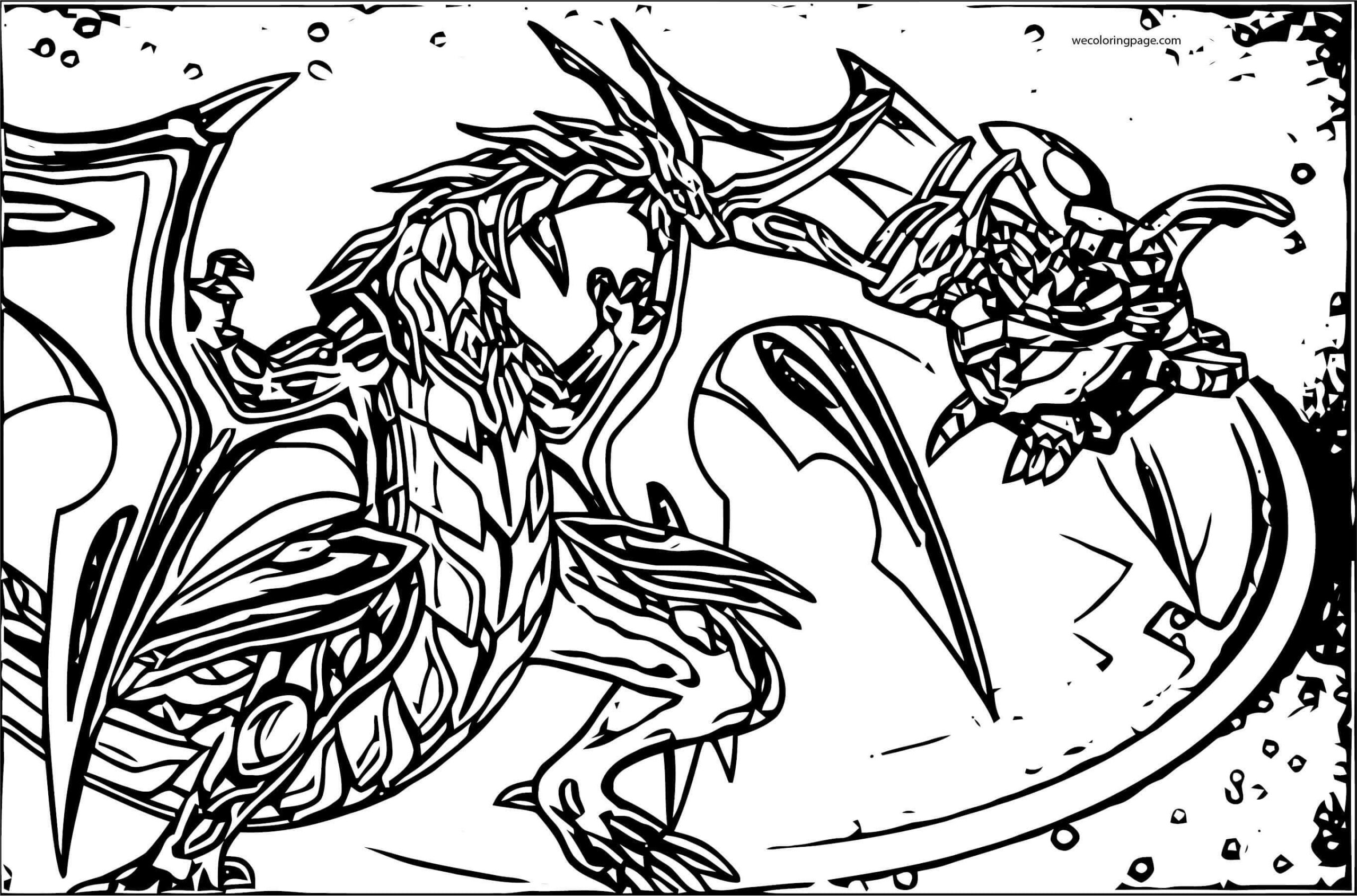 التنين الحلزوني المثالي تلوين