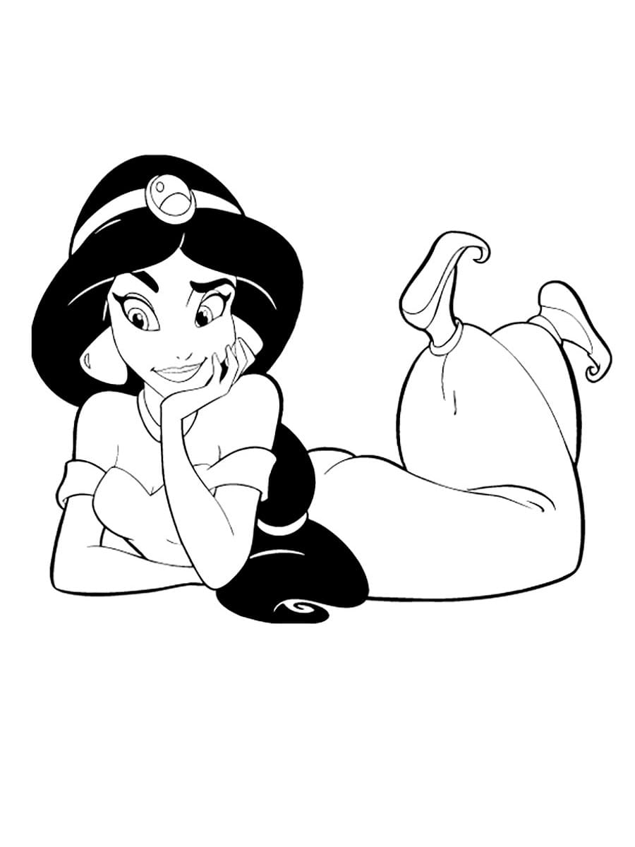 أميرة ديزني ياسمين تلوين