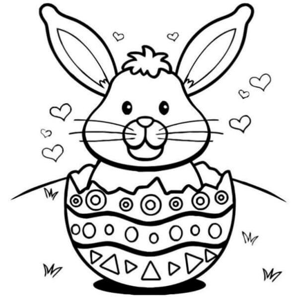 أرنب عيد الفصح مجاني تلوين