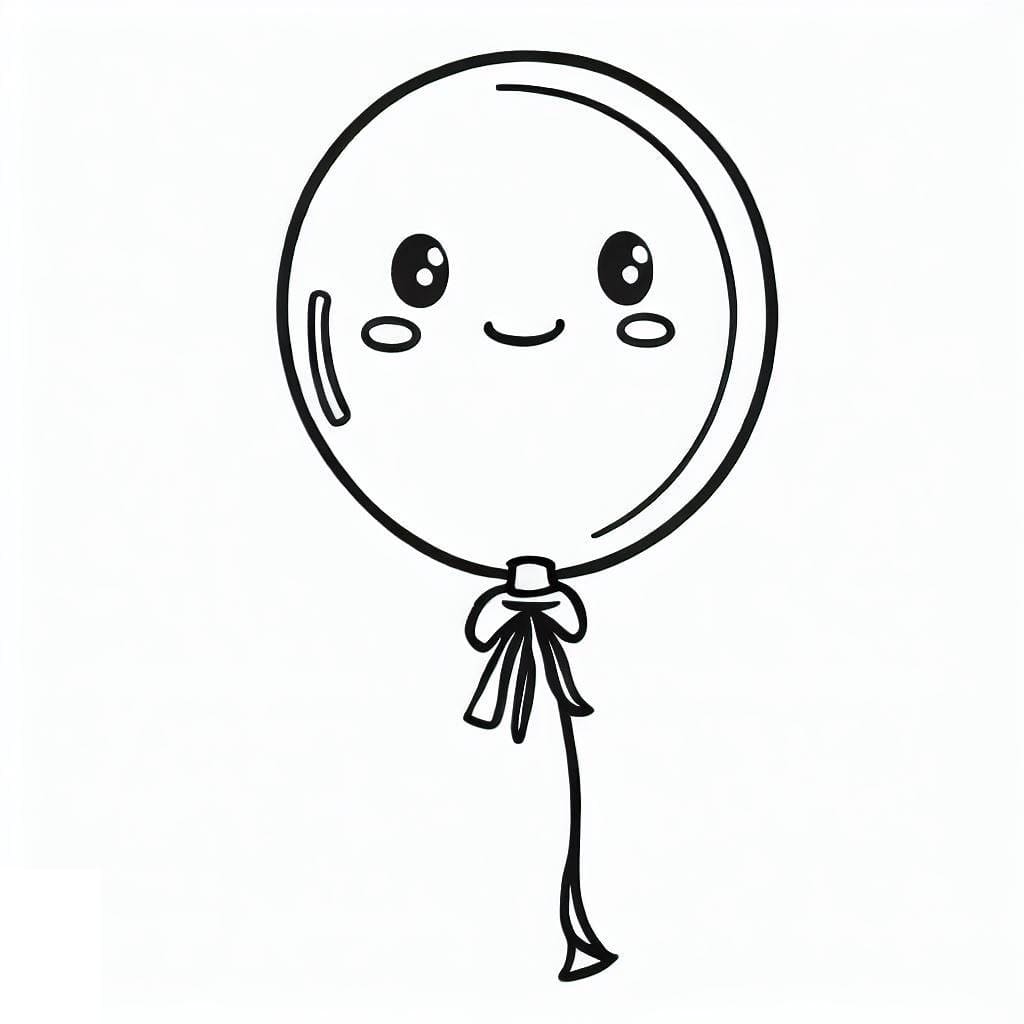 بالون كاواي تلوين