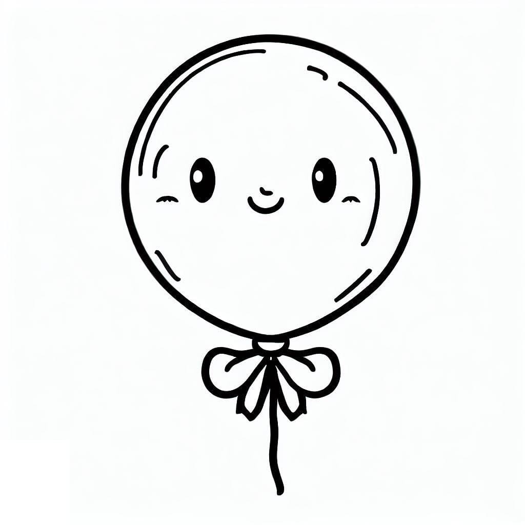بالون لطيف تلوين