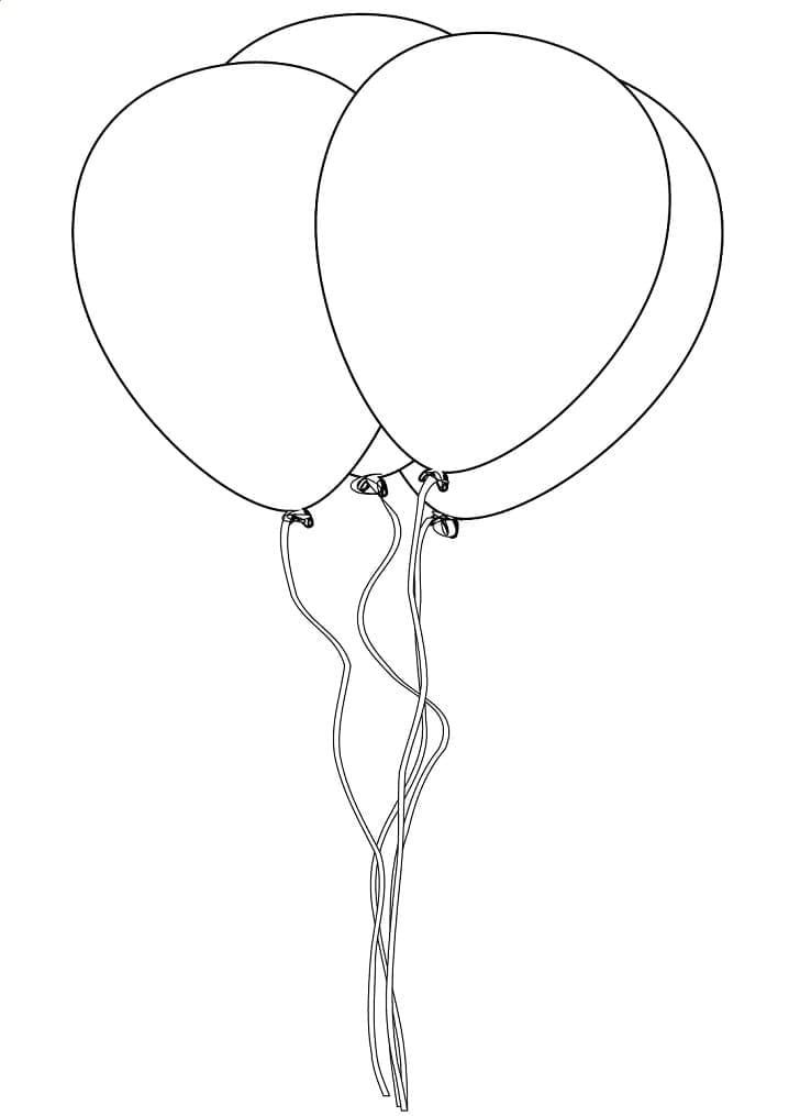 بالونات قابلة للطباعة تلوين