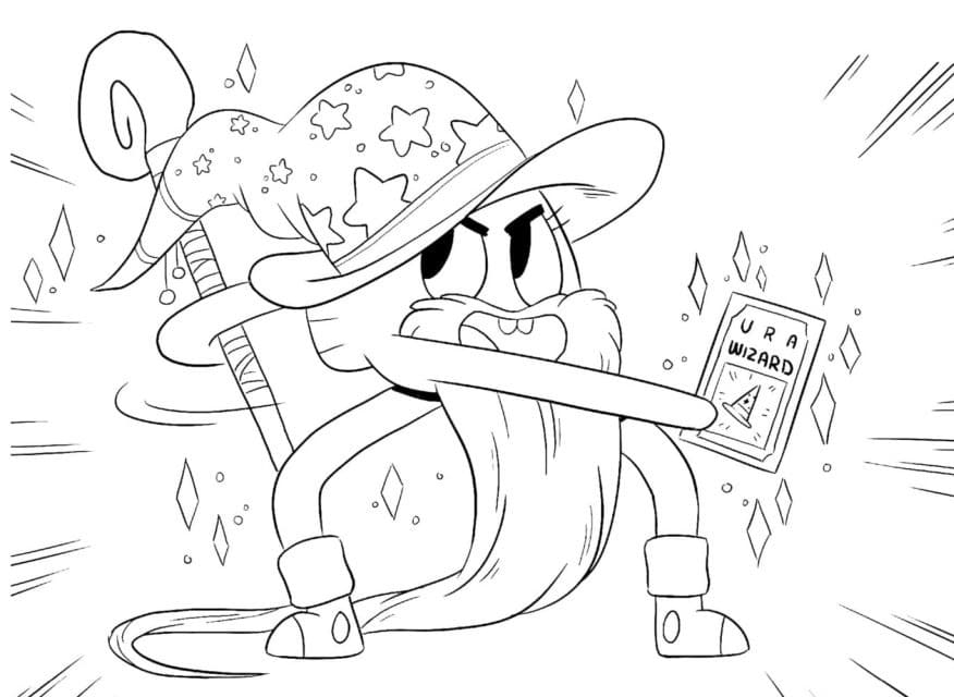 داروين مع السحر تلوين