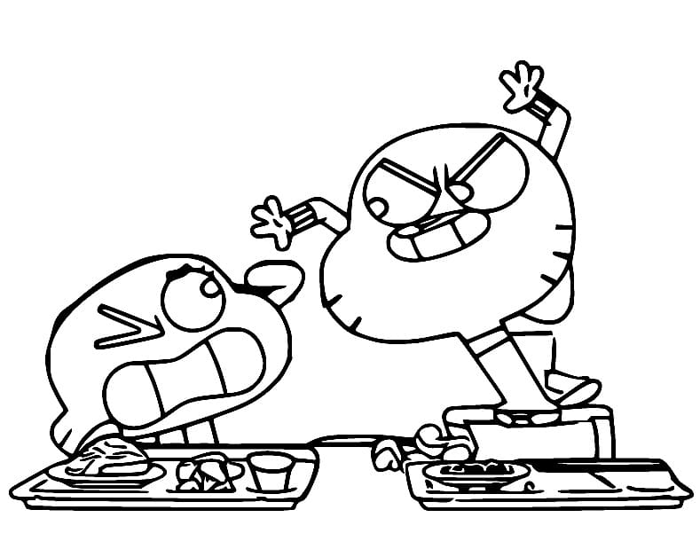 داروين وغامبول تلوين