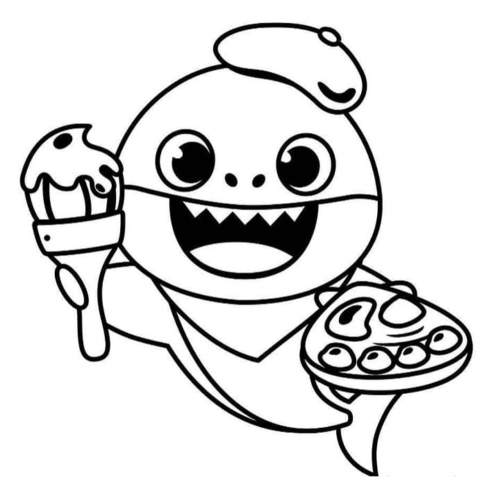 فنان بيبي شارك تلوين