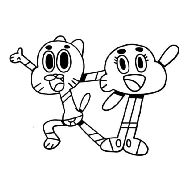 غامبول المبتسم وداروين تلوين