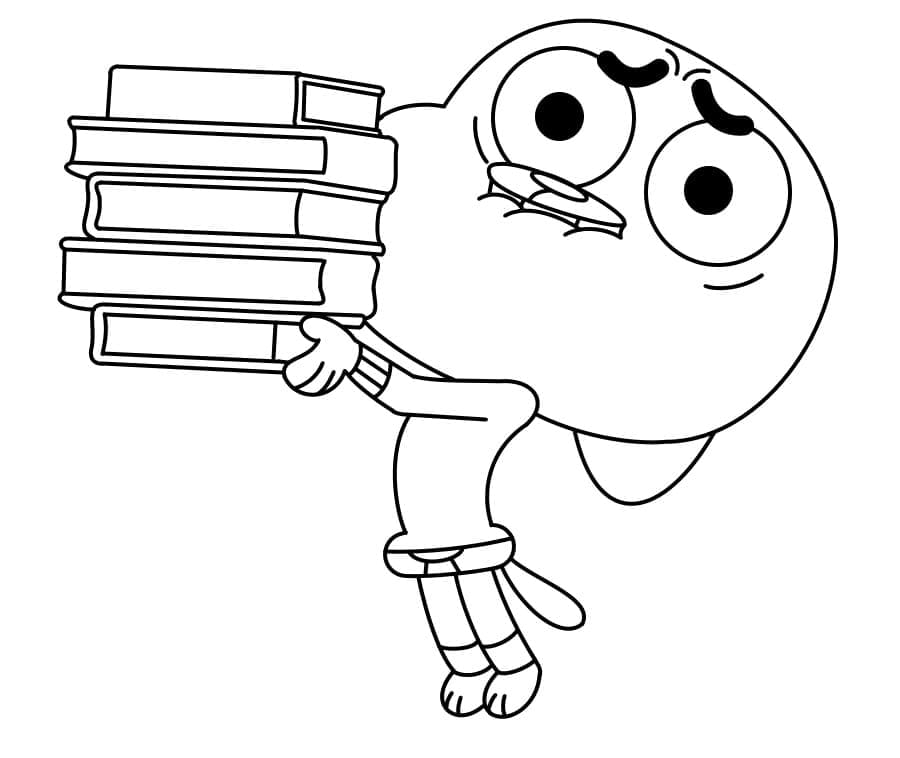 غامبول المضحك تلوين