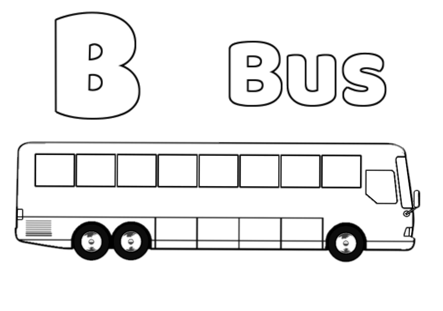 حافلة جيدة تلوين