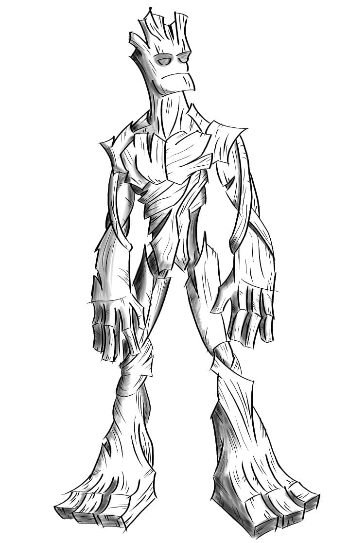 حراس المجرة جروت تلوين