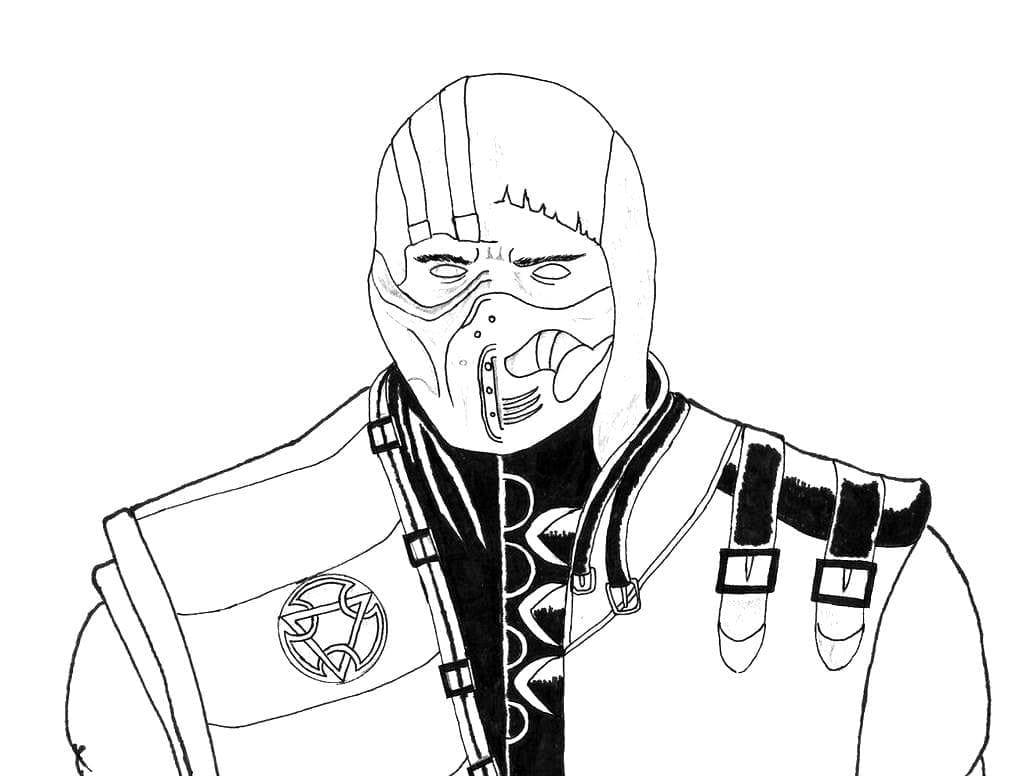 لعبة مورتال كومبات ساب زيرو مجانية تلوين