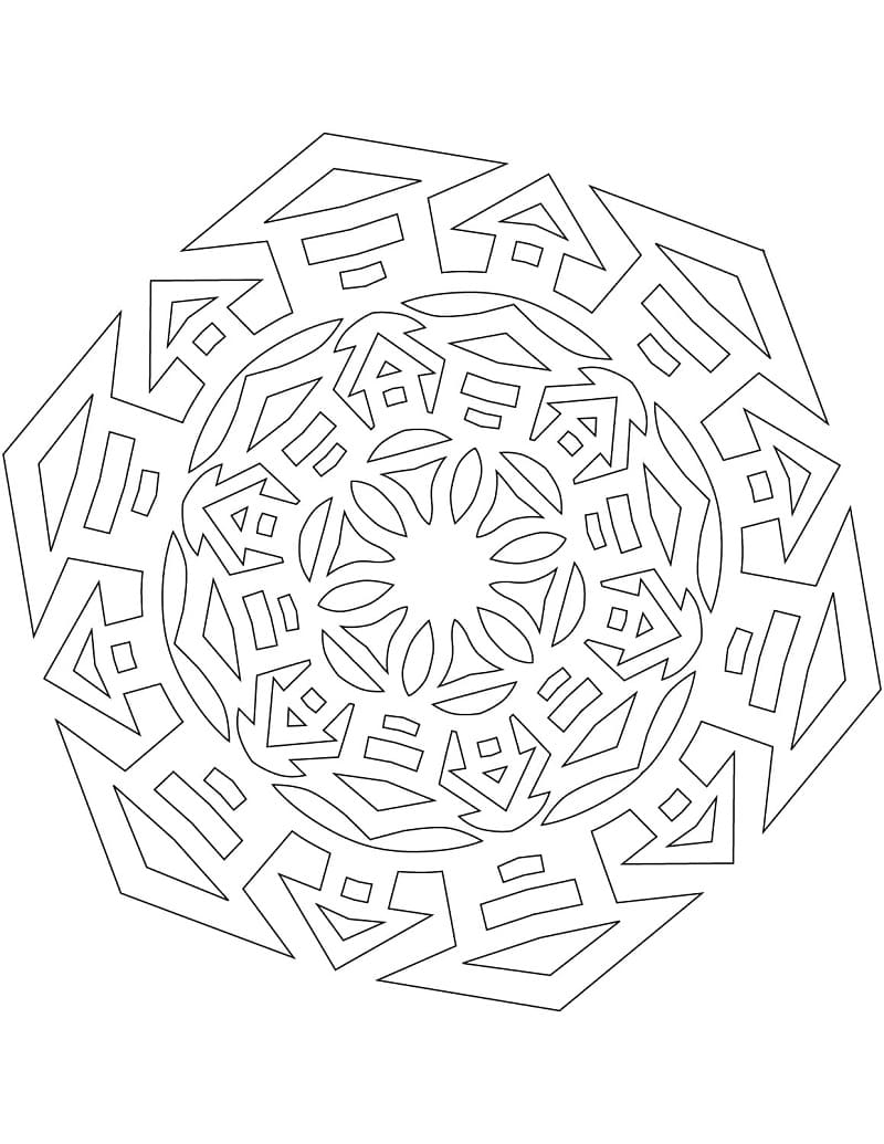 منازل ندفة الثلج تلوين