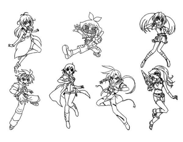 مارو، شون، آيس، رن، دان، كيتوكو، ماسك تلوين