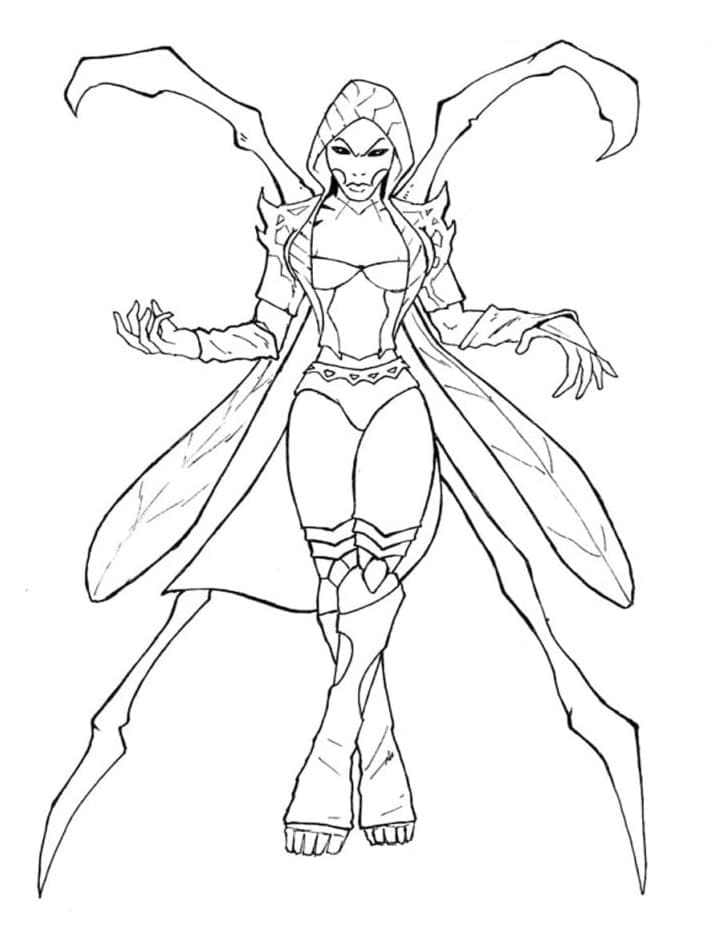 مورتال كومبات ديفورا تلوين