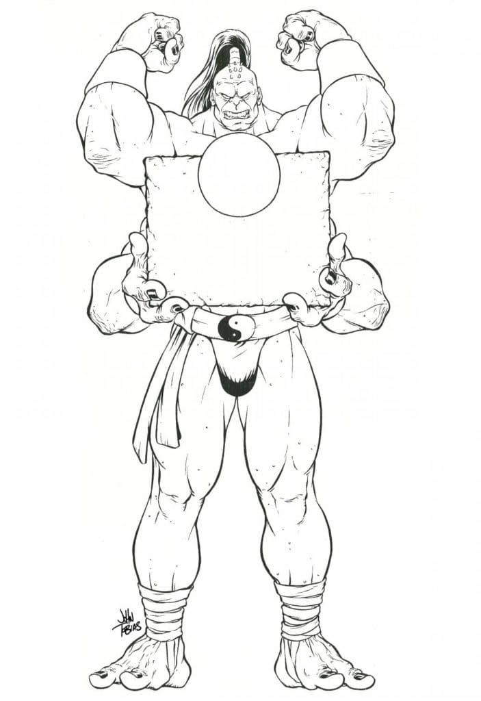 مورتال كومبات غورو تلوين