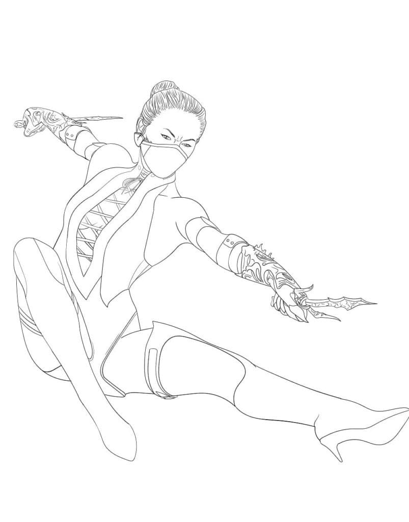 مورتال كومبات ميلينا تلوين