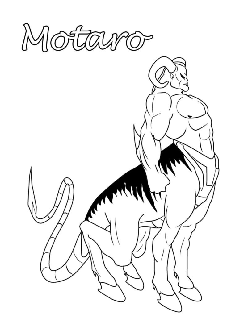 مورتال كومبات موتارو تلوين