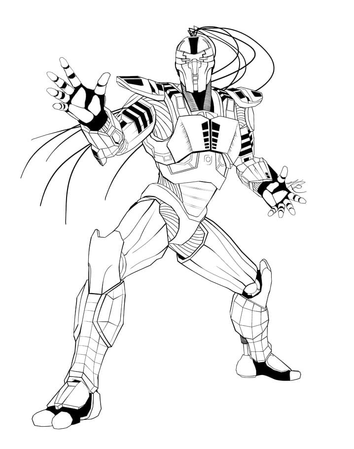 مورتال كومبات سيكتور تلوين