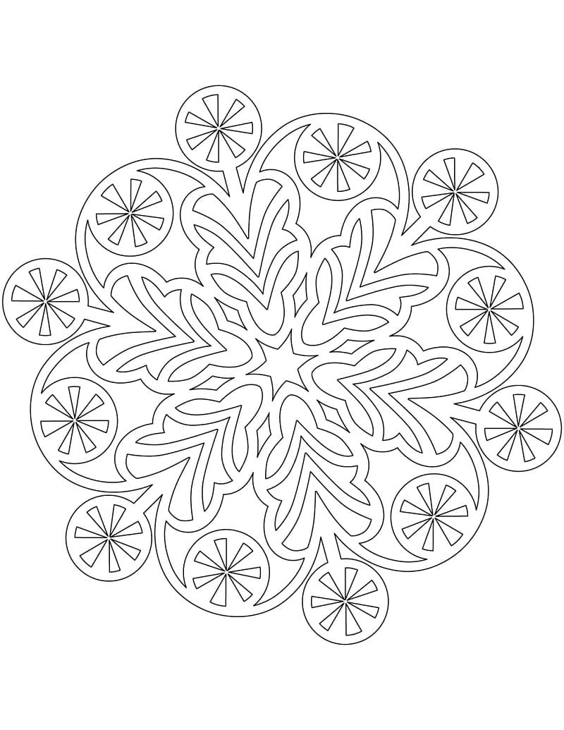 مصاصات ندفة الثلج تلوين