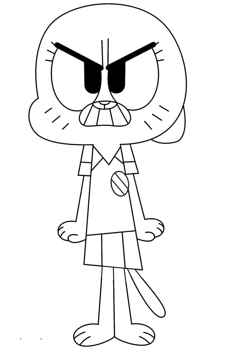 نيكول واترسون الغاضبة تلوين