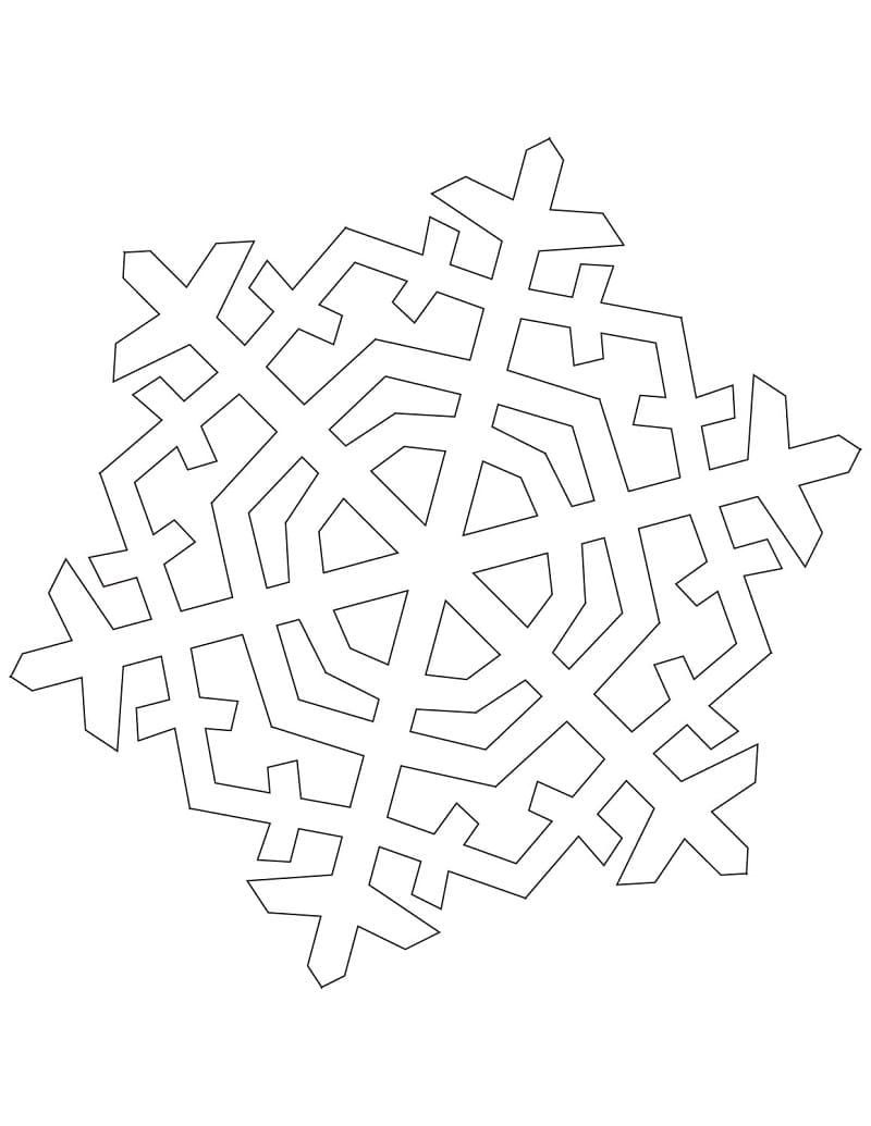 ندفة الثلج للكبار تلوين