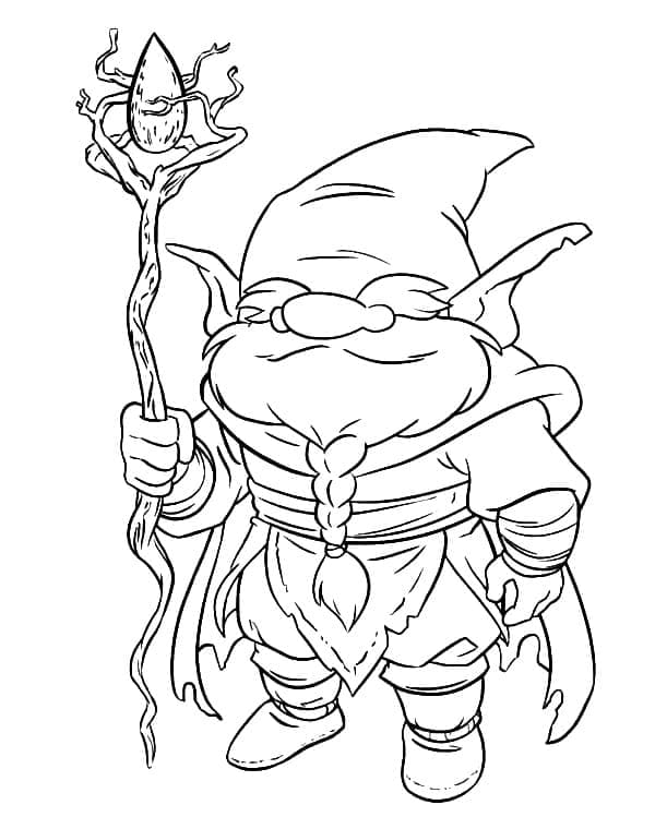 قزم سحري تلوين