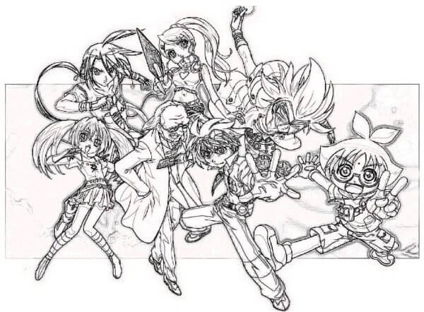 شخصيات باكوجان تلوين