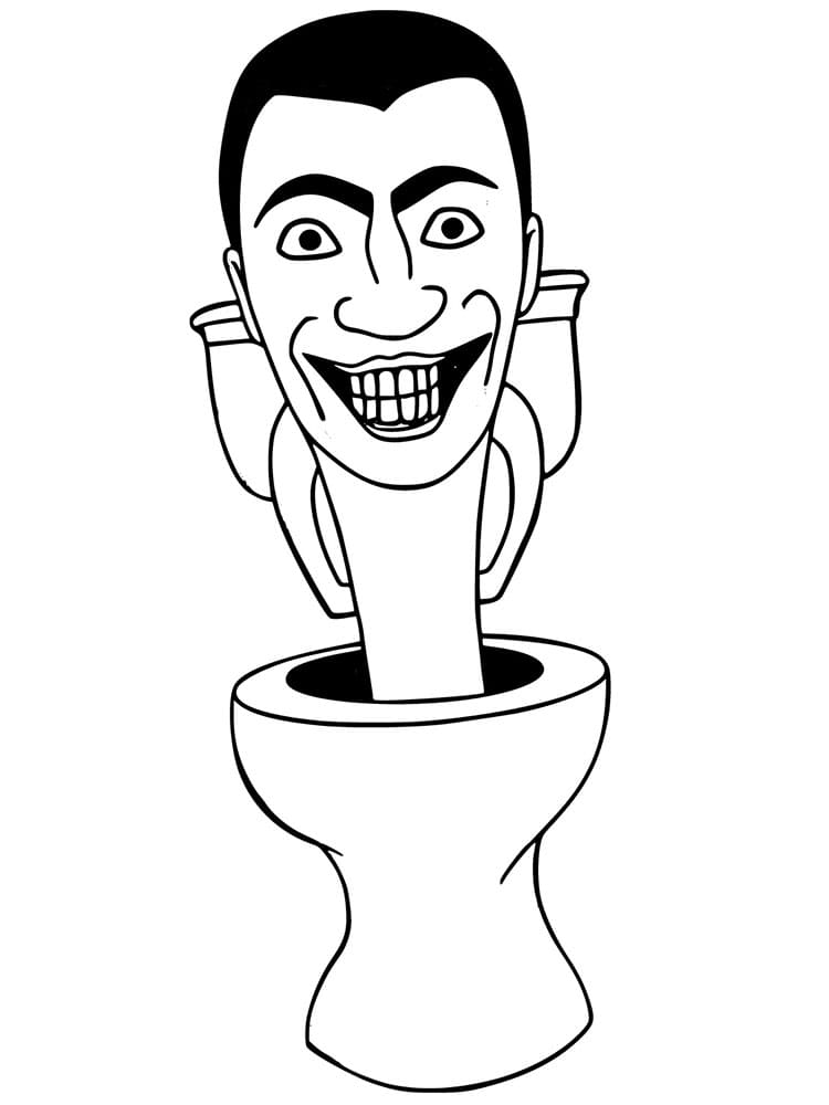 Skibidi Toilet – ورقة 6 صورة تلوين