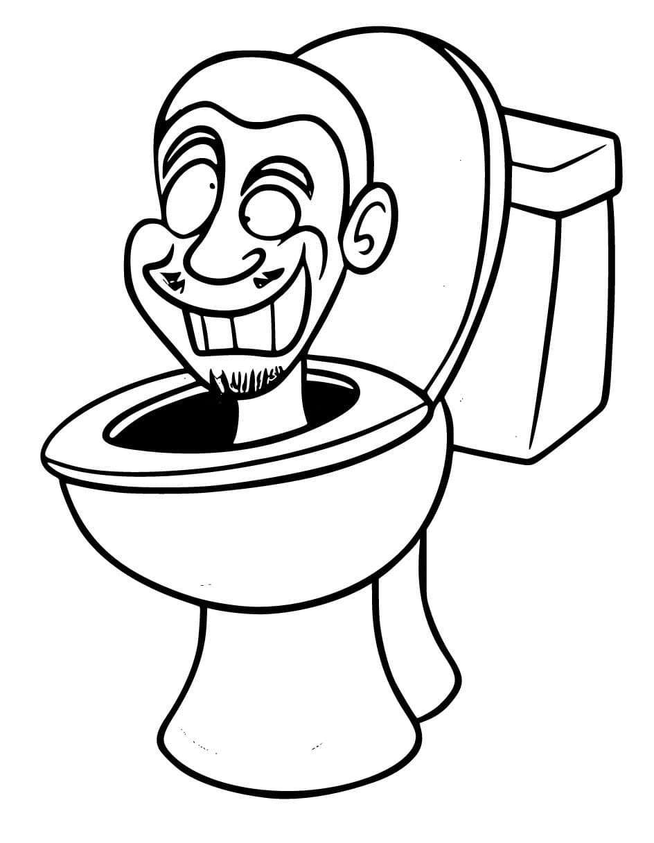 Skibidi Toilet – ورقة 7 صورة تلوين