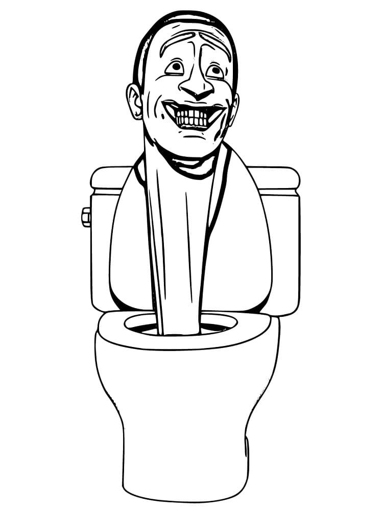 Skibidi Toilet – ورقة 8 صورة تلوين