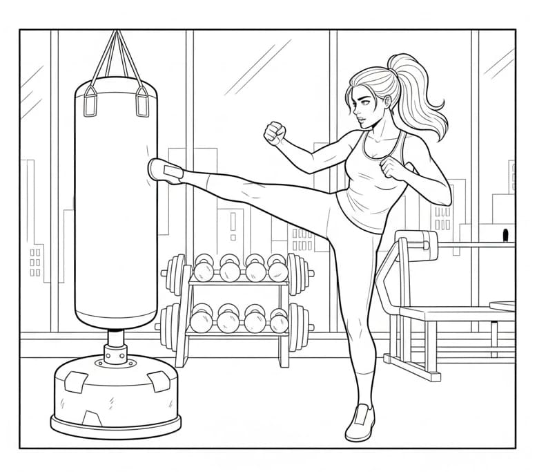 تدريب الأرملة السوداء تلوين