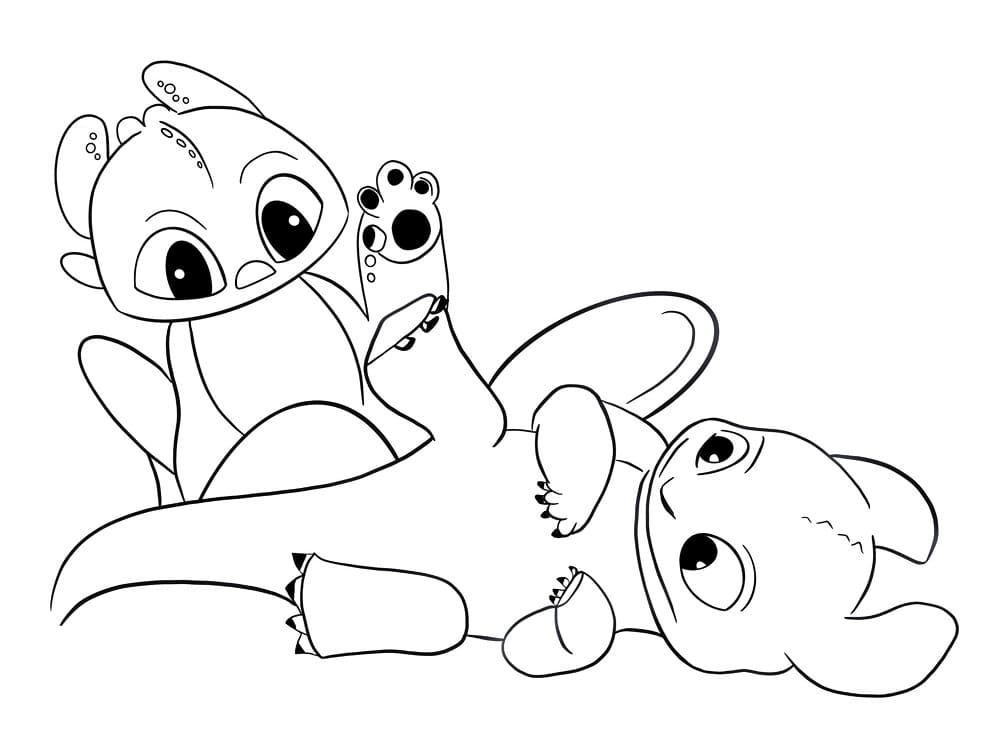 طفل بلا أسنان تلوين