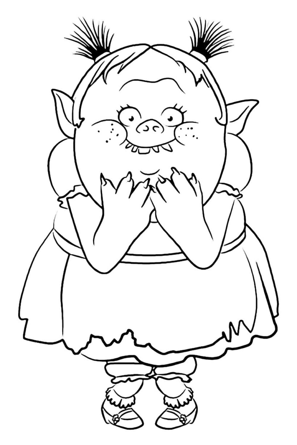 ترولز بريدجيت تلوين