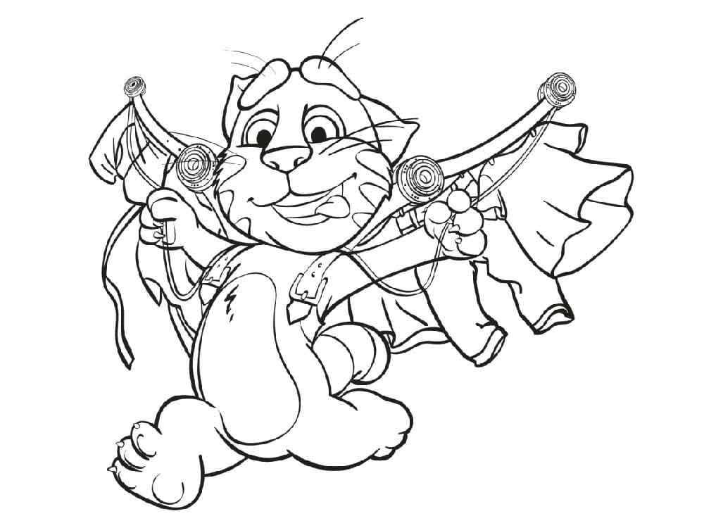 توم المتكلم المضحك تلوين