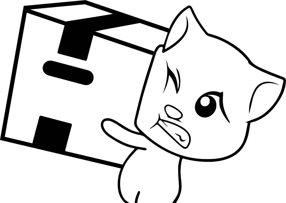 توم المتكلم مع صندوق تلوين