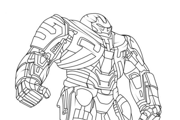 زي الرجل الحديدي هالكباستر تلوين