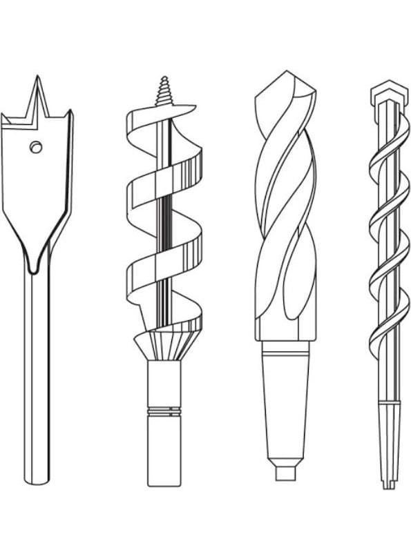 أدوات الحفر تلوين