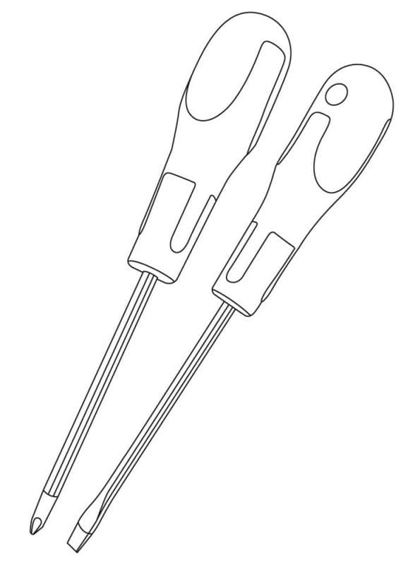 أدوات مفكات تلوين