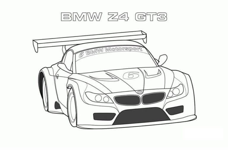 بي ام دبليو Z4 GT3 تلوين