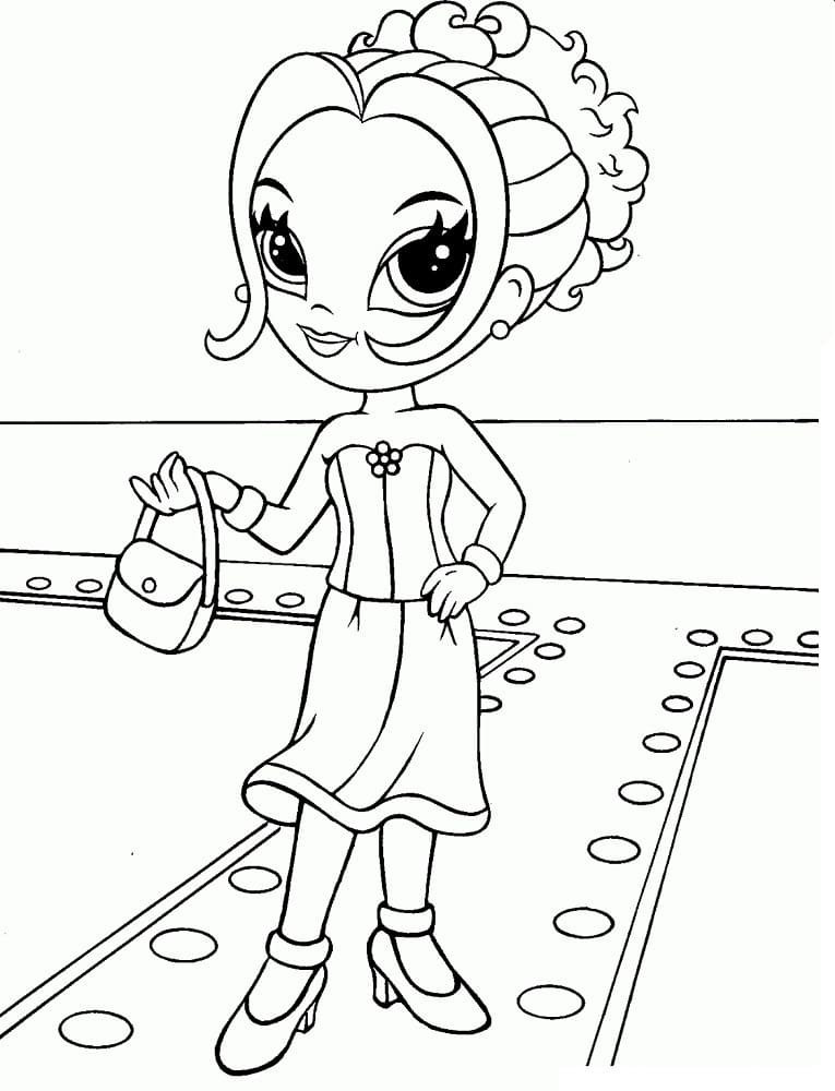 ليزا فرانك الشهيرة تلوين