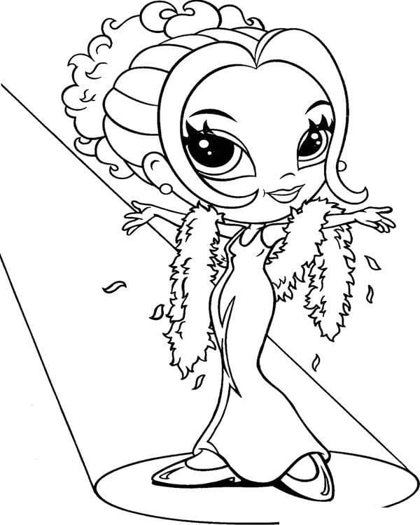 ليزا فرانك على المسرح تلوين