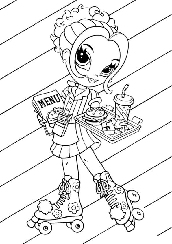 ليزا فرانك قابلة للطباعة مجانًا للأطفال تلوين