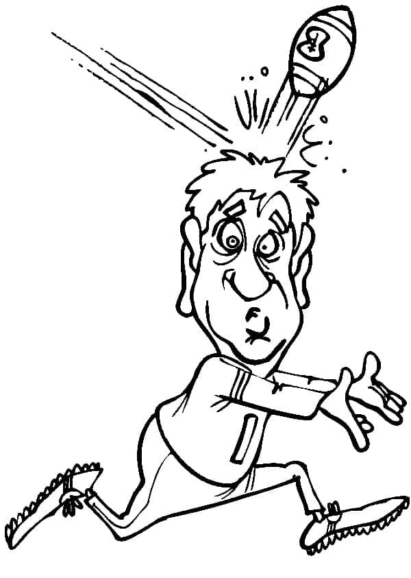 لعبة الرجبي القابلة للطباعة تلوين