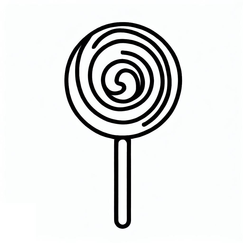 مصاصة بسيطة جدًا تلوين