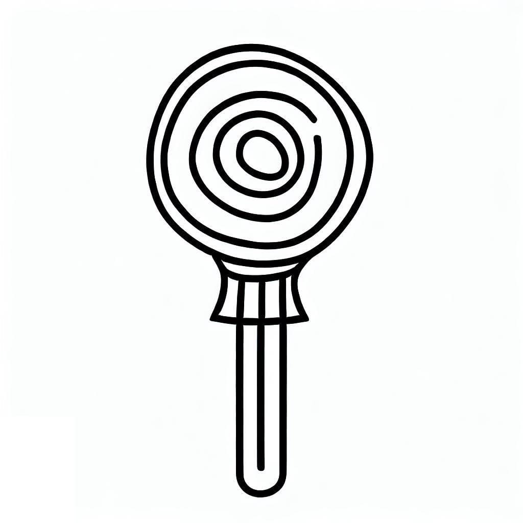 مصاصة حلوة تلوين