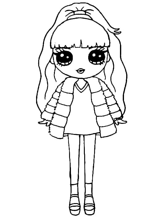 Rainbow High Violet تلوين