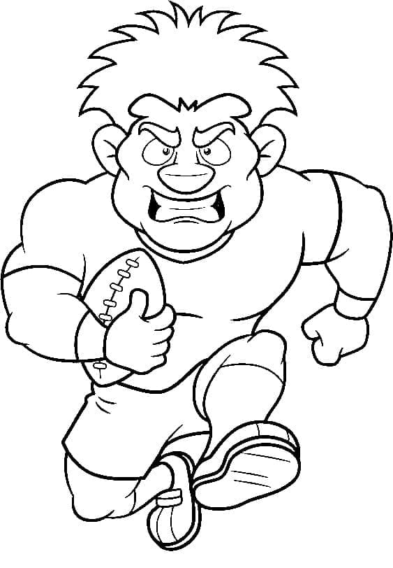 طباعة لعب الرجبي تلوين