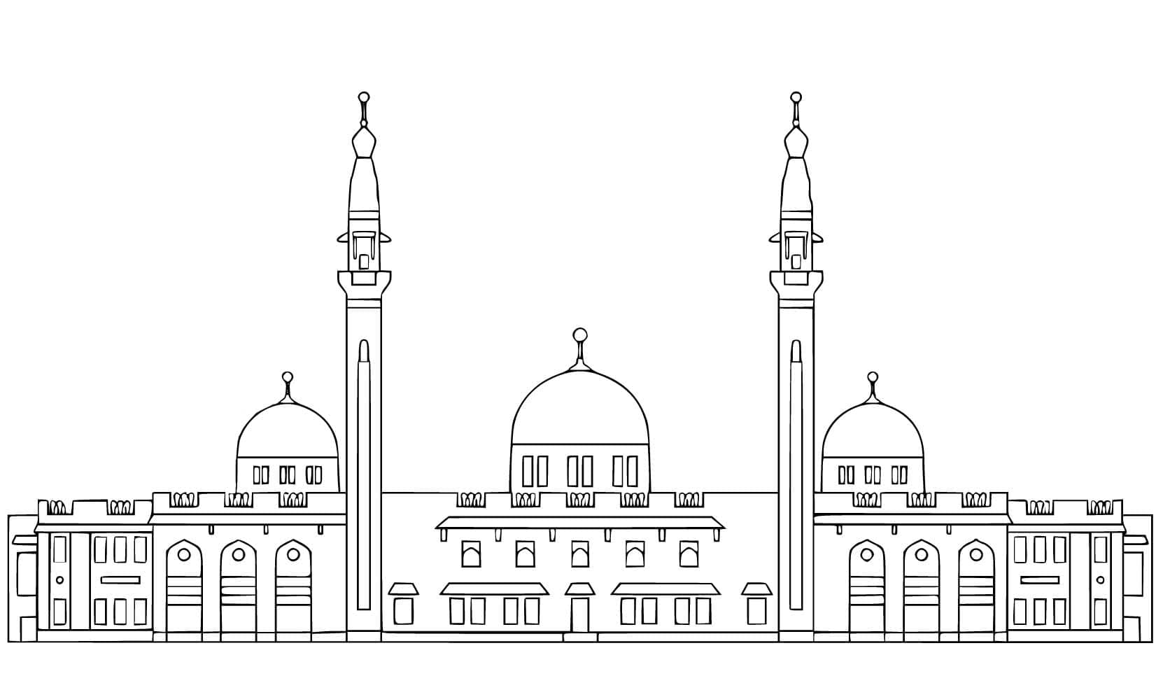 المسجد الكبير في كوناكري تلوين