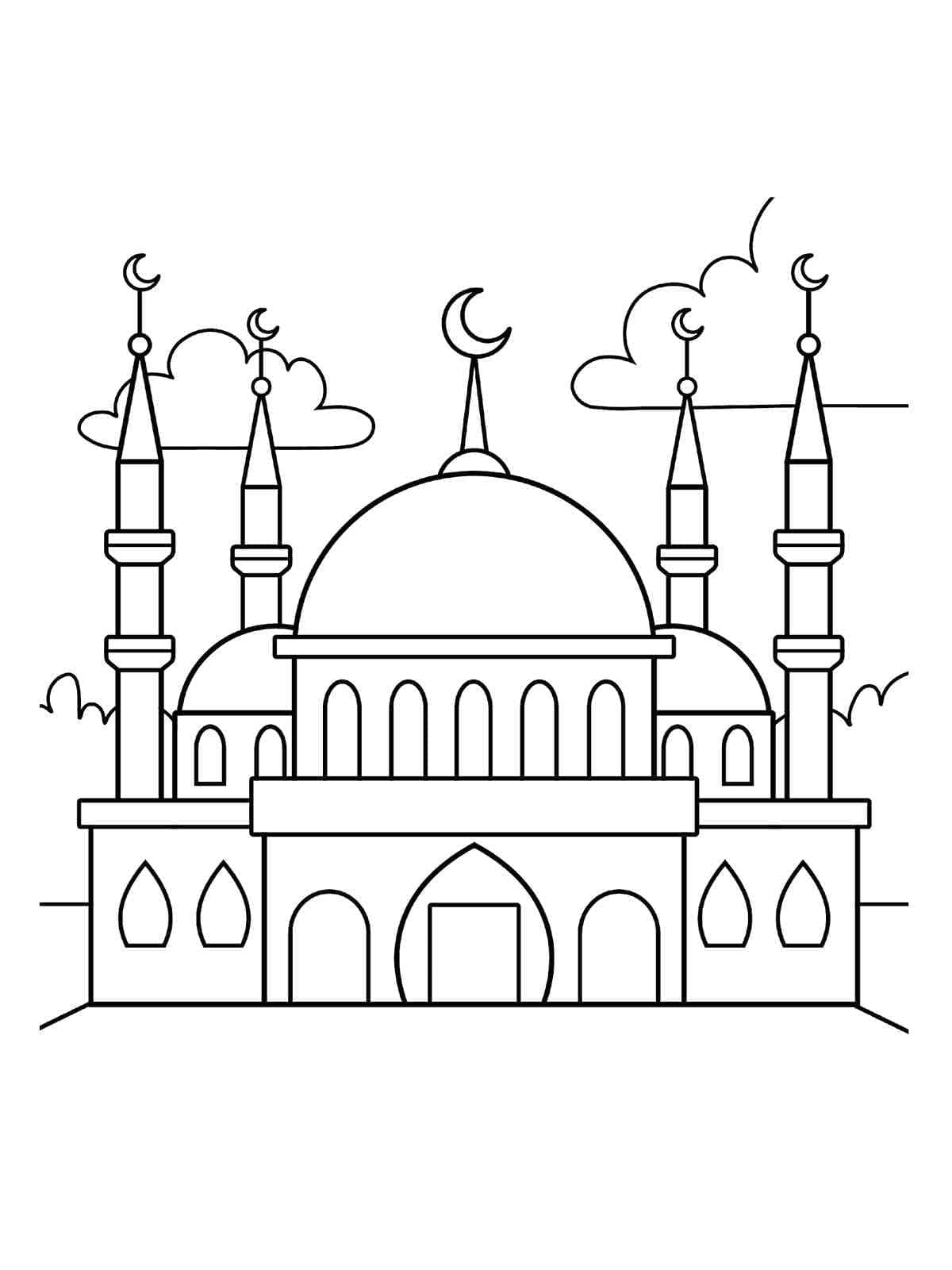 المسجد الرائع 1 تلوين